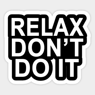 Relax Sticker